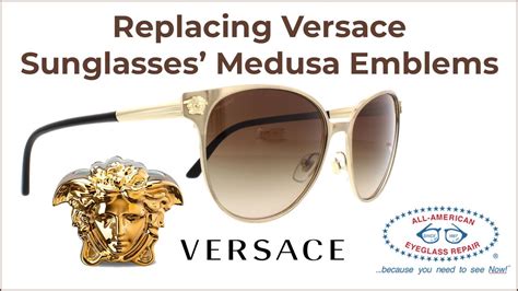 replacement sunglass lenses versace|Versace sunglasses replacement parts.